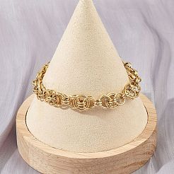 304 Edelstahl-Mesh-Kettenarmbänder für Damen&nbsp;BJEW-Z143-17G