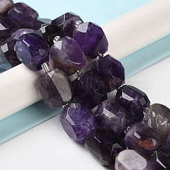 Natürlichen Amethyst Perlen Stränge&nbsp;G-C105-A01-01