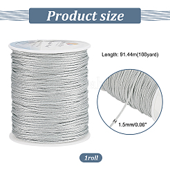 1 rouleau de fil tressé rond en nylon de 100 mètres&nbsp;NWIR-PH0002-22F