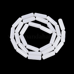 Abalorios de vidrio jade de imitación hebras&nbsp;GLAA-N070-01A-B01