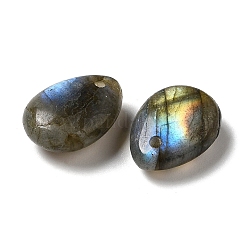 Natürliche Labradorit-Tropfen-Charms&nbsp;G-M410-01-01