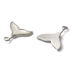 Pendentifs en coquille blanche naturelle&nbsp;SHEL-K006-20P