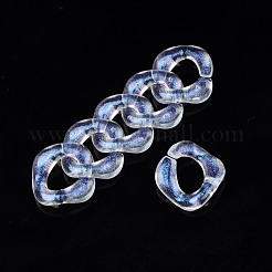 Transparentem Acryl Verknüpfung Ringe&nbsp;OACR-N008-104