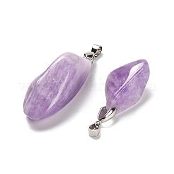 Natürliche Lavendel-Amethyst-Anhänger&nbsp;G-Z072-01P