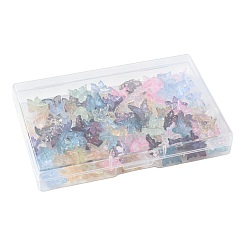 120 Stück 10 Farben Backfarbe Glasperlen&nbsp;DGLA-FS0001-19