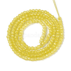 Fili di perline giada di vetro imitato&nbsp;GLAA-T028-2mm-11J