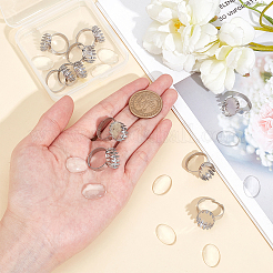 DIY-Set zur Herstellung halbrunder Ringe&nbsp;DIY-AR0002-10