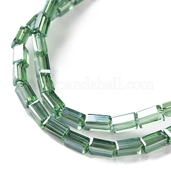 Brins de perles de verre transparentes électrolytiques&nbsp;EGLA-H106-01A-PL08
