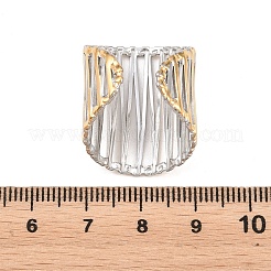 Offene Manschettenringe aus Edelstahl 304&nbsp;SA-H001-10GP