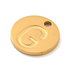 Placcatura ionica (ip) ciondoli in acciaio inossidabile 304&nbsp;FIND-M017-02G-G