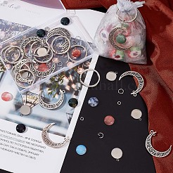 Kit fai da te per realizzare un portachiavi a forma di mezzaluna&nbsp;DIY-PH0006-44