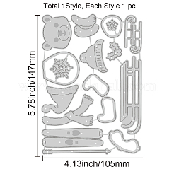 Coupe en acier au carbone meurt pochoirs&nbsp;DIY-WH0309-435