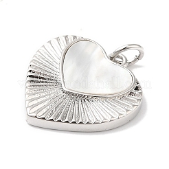 Accumuler laitonnage pendentifs coquille&nbsp;KK-B092-04P