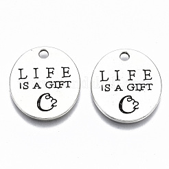 Pendentifs en alliage de style tibétain&nbsp;TIBE-S314-117AS-RS