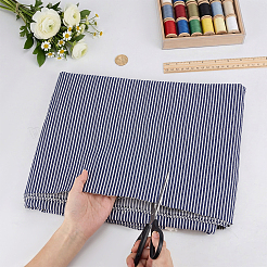 Tela de polialgodón con estampado de rayas de 1 yarda&nbsp;DIY-MA0007-31E