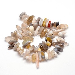 Natur Botswana Achat Nuggets Perlen Stränge&nbsp;G-E271-04