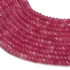 Gefärbt natürlichen weißen Jade Perlen Stränge&nbsp;GG-CBAF9EE-A18-3x4mm