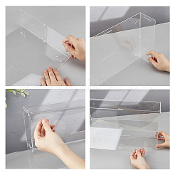 2-stöckige Minifiguren-Vitrine aus transparentem Acryl&nbsp;ODIS-WH0061-50B