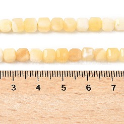 Natürliche gelbe Jade Perlen Stränge&nbsp;G-F797-A26-01