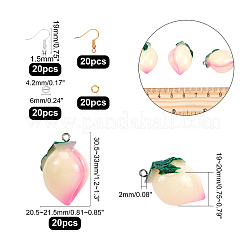 DIY baumeln Ohrring machen Kits&nbsp;DIY-NB0005-43