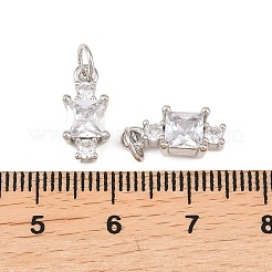 Anhänger aus Zirkonia aus Messing&nbsp;KK-Z146-02P-01