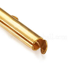 Messing auf Spange Rohren Ende&nbsp;KK-TA0007-29G