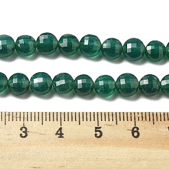 Naturales teñidos abalorios de jade blanco hebras&nbsp;G-C179-A6mm-07