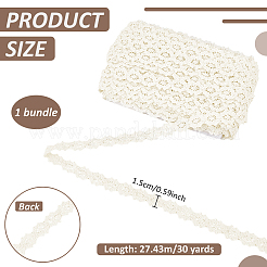 Rubans de coton&nbsp;SRIB-WH0011-478B