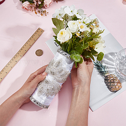 Blumenstraußgriff aus Satin und Glas mit Strassen&nbsp;DIY-BC00008
