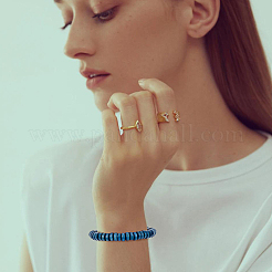 15 ensemble de bracelets extensibles en perles de bois de 15 styles&nbsp;BJEW-FI0001-26