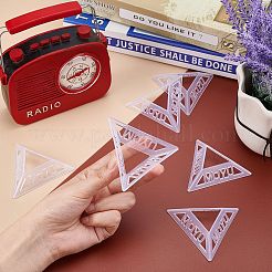Kunststoff Dreieck Geschwindigkeit magische Würfel Basishalter Rahmen Zubehör Puzzle Würfel organisieren&nbsp;ODIS-WH0005-67