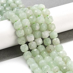 Chapelets de perles de jade blanche naturelle&nbsp;G-H028-A09-21