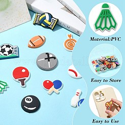 40 Stück PVC-Cabochons in 20 Stilen&nbsp;FIND-CJ0011-20