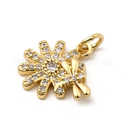 Colgante micropavé cubic zirconia de latón&nbsp;KK-I360-028G