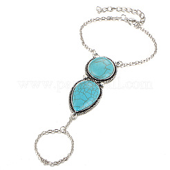 Fingerring-Armbänder aus Legierung im Bohème-Stil für Damen&nbsp;WG85AD3-01