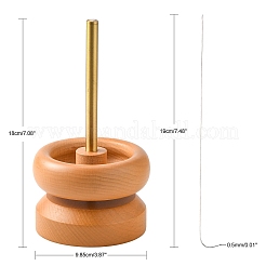 Manueller Rocaille-Spinnerhalter aus Holz&nbsp;TOOL-K005-01