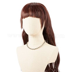 Anlaufgeschützte Kugelketten-Halskette aus 304er Edelstahl für Damen&nbsp;NJEW-JN03892-01