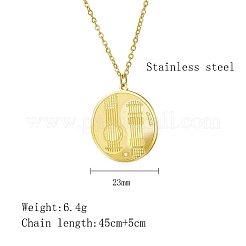 Colliers pendentifs en acier inoxydable 304 pour femmes&nbsp;RX0049-1