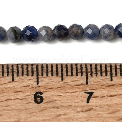 Natur Sodalith Perlen Stränge&nbsp;G-L653-B02-3mm-02