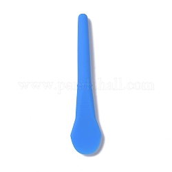 Bâtonnets d'agitation en silicone, outil d'artisanat en résine réutilisable, Dodger bleu, 140x31x13mm