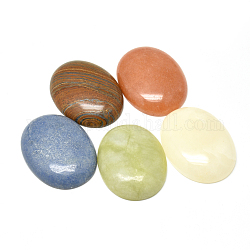 Cabochons de pierres précieuses naturelles et synthétiques, ovale, 40x30x8mm