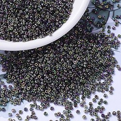 Miyuki runde Rocailles Perlen, japanische Saatperlen, 11/0, (rr4571) magische Orchidee, 2x1.3 mm, Bohrung: 0.8 mm, ca. 50000 Stk. / Pfund