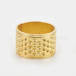 Железные кольца, швейные наперстки, для защиты пальцев и увеличения силы, золотые, 20x12.5 мм, внутренний диаметр: 18 мм