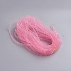 Cable de hilo de plástico neto, rosa, 8mm, 30 yardas
