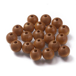 Perle di legno naturale verniciate, tondo, Perù, 16mm, Foro: 4 mm