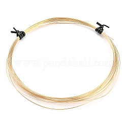 Brass Craft Wire, Half Hard, Round, Real 14K Gold Filled, 0.45mm, about 14.76 Feet(4.5m)/Roll