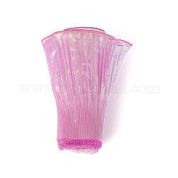 Лента Pandahall из полиэстера с рюшами длиной 5 ярдов, плиссированная волнистая лента, для аксессуаров для одежды, ярко-розовый, 5-7/8 дюйм (150 мм)