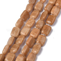Fili di perle di giada naturale di tigre, cuboide, 8x5.6~6x2.5~4mm, Foro: 1 mm, circa 44~52pcs/filo, 14.96~15.74 pollici (38~40 cm)
