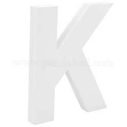 Ornements de lettres en bois, pour bricolage, décoration de maison, letter.k, k: 150x120x15mm