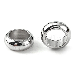 Ring 304 Edelstahl Zwischenperlen, Edelstahl Farbe, 8x2.5 mm, Bohrung: 5 mm